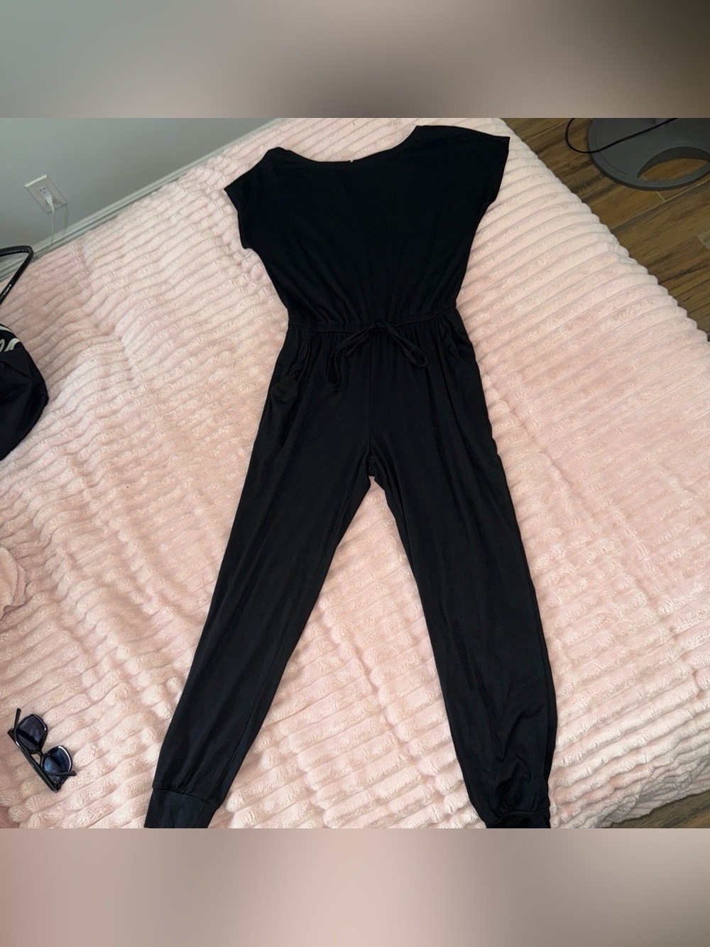 Classic Black Women's Waist-Defined Dress